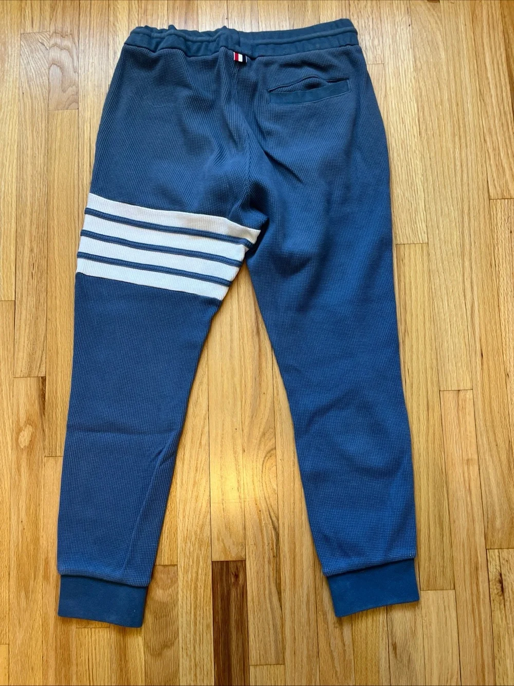 Thom Browne Waffle Sweatpants 4-Bar Thermal Thick Size 2 Jogger Made In Japan